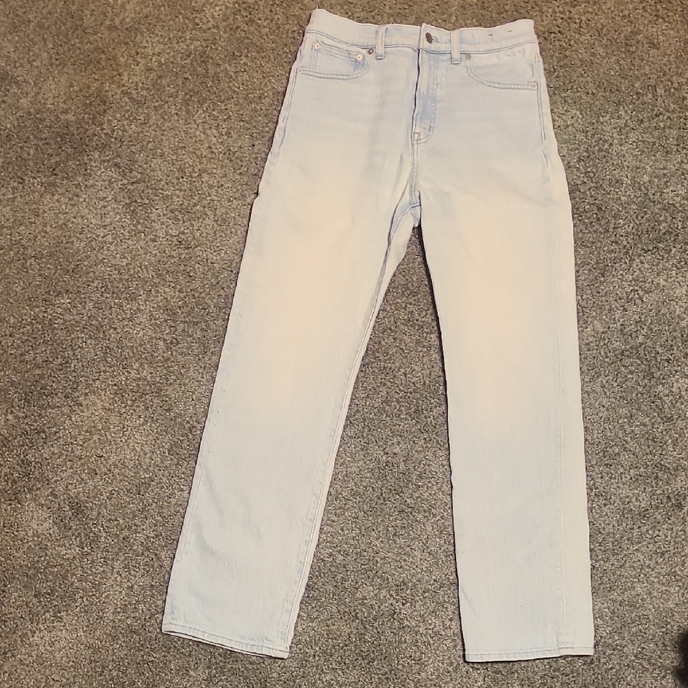 MADEWELL Light Wash Denim Jeans